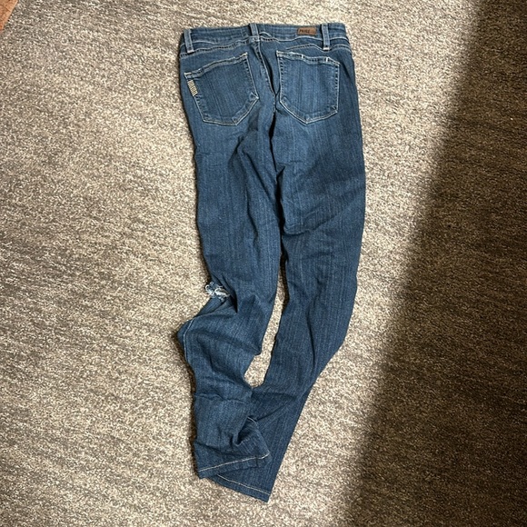 Women’s Distressed Paige Verdugo Ultra Skinny Size 26 - Picture 5 of 8